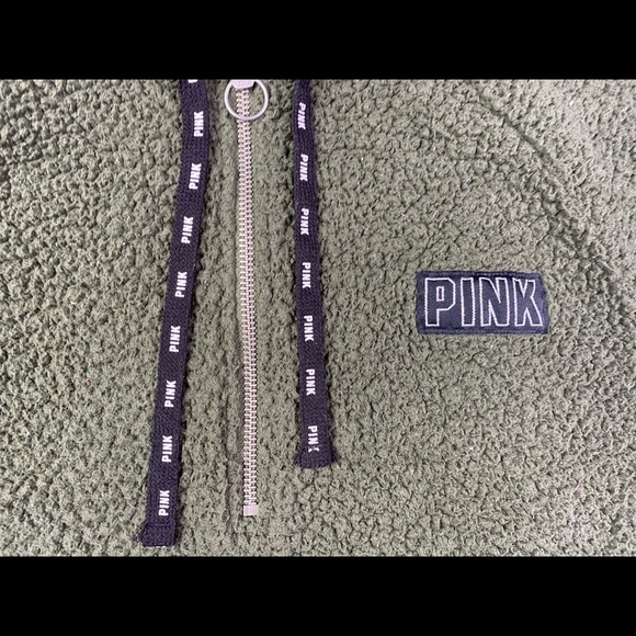 Victoria secret pink Sherpa hoodie - Picture 3 of 5